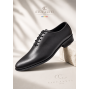 Pantofi barbati eleganti din piele naturala de culoare neagra GKR119N